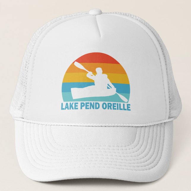 Casquette Lac Pend Oreille Idaho Kayak (Devant)
