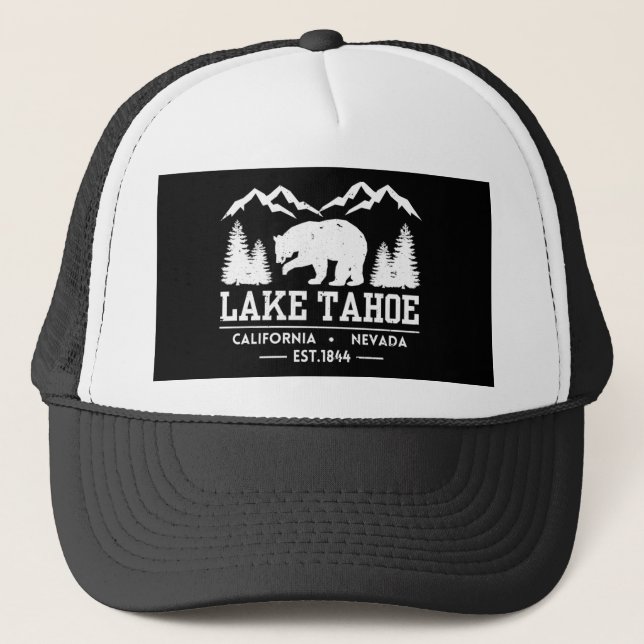 Casquette Lac Tahoe - Californie Grizzly Bear Mountains (Devant)
