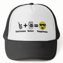 Lacrosse drôle de T-shirt + Bière = bonheur