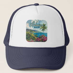 Casquette Lahaina Maui Hawaii Beach Coast Retro