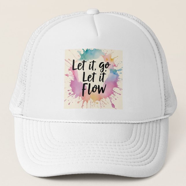 Casquette Laisser passer le flux - Conception des devis de g (Devant)