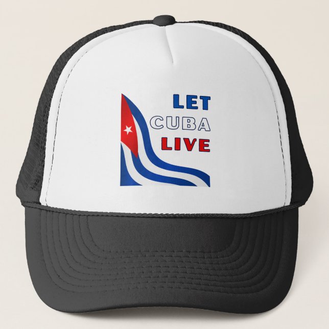 Casquette Laissez Cuba Vivre (Devant)