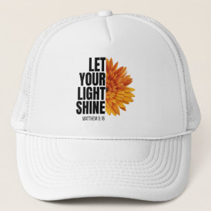 CASQUETTE LAISSEZ VOTRE CHAUFFAGE DE TRUCKER DE LUMIÈRE