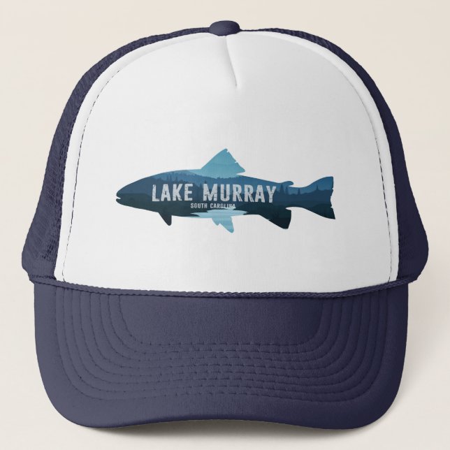Casquette Lake Murray South Carolina Fish (Devant)