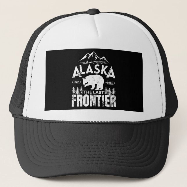 Casquette L'Alaska La Dernière Frontière (Devant)
