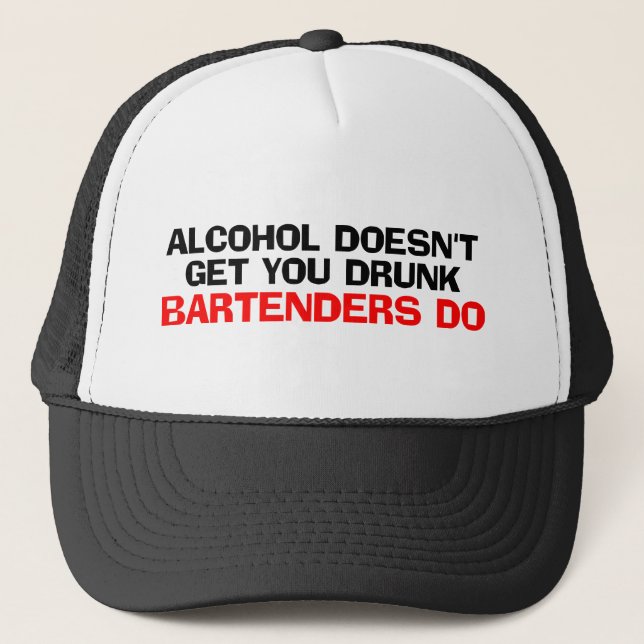Casquette L'alcool ne vous rend pas ivre (Devant)