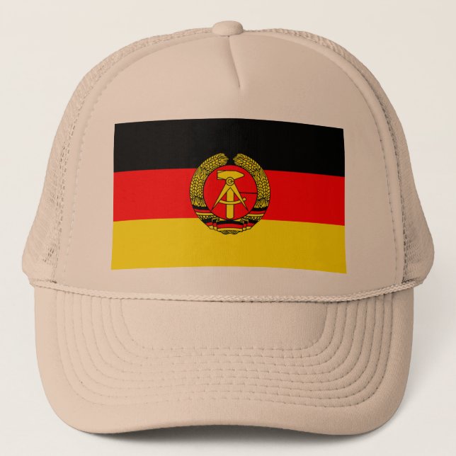 Casquette L'Allemagne de l'Est, drapeau (Devant)
