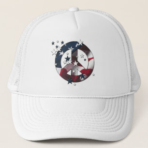 Casquette L'Américain de signe de paix tient le premier rô