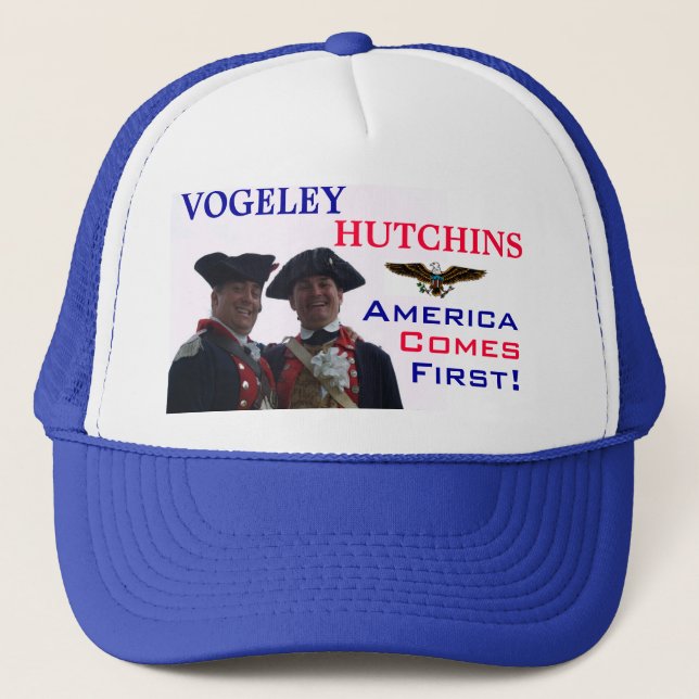 Casquette L'Amérique vient d'abord (Devant)