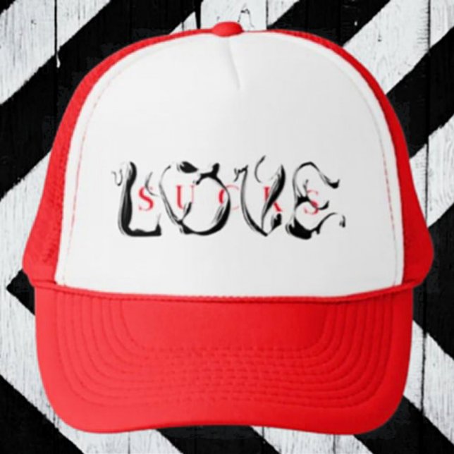 Casquette L'amour c'est nul (Créateur téléchargé)