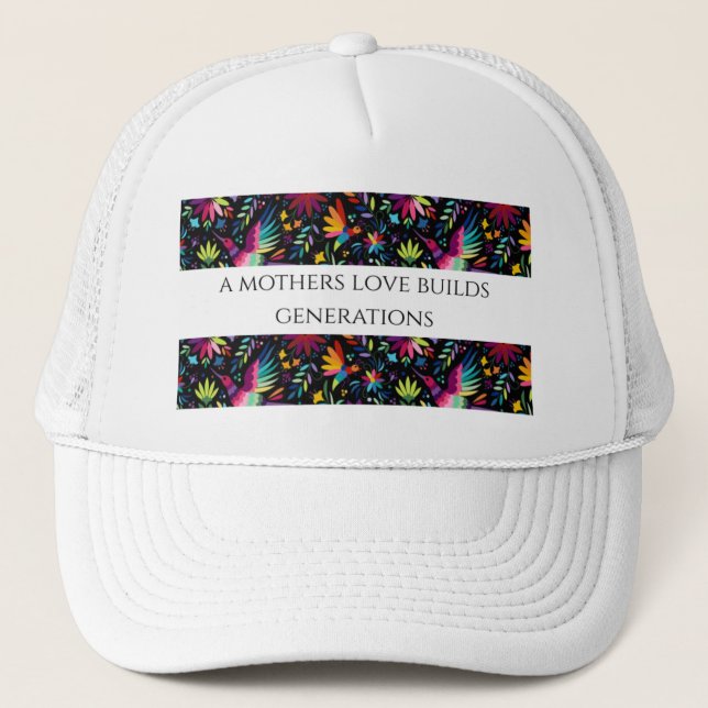 Casquette L'amour d'une mère construit des générations - Cha (Devant)