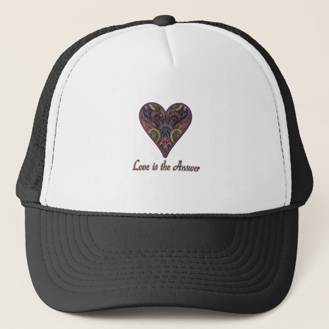 Casquette L'AMOUR est la réponse (Devant)