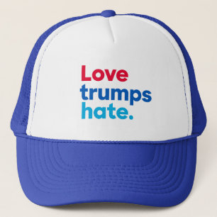 Casquette L'amour l'emporte sur la haine.