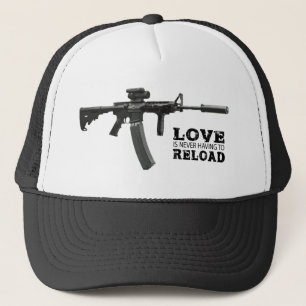Casquette L'amour ne doit jamais recharger AR-15