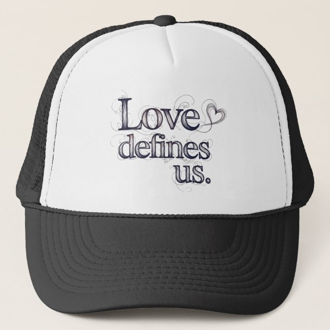Casquette L'amour nous définit (Devant)