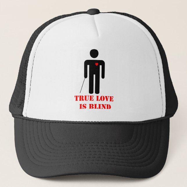 CASQUETTE L'AMOUR VRAI EST SANS VISIBILITÉ (Devant)