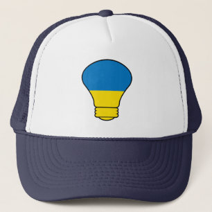 Casquette Lampe Ukraine, stand avec T-shirt Ukraine