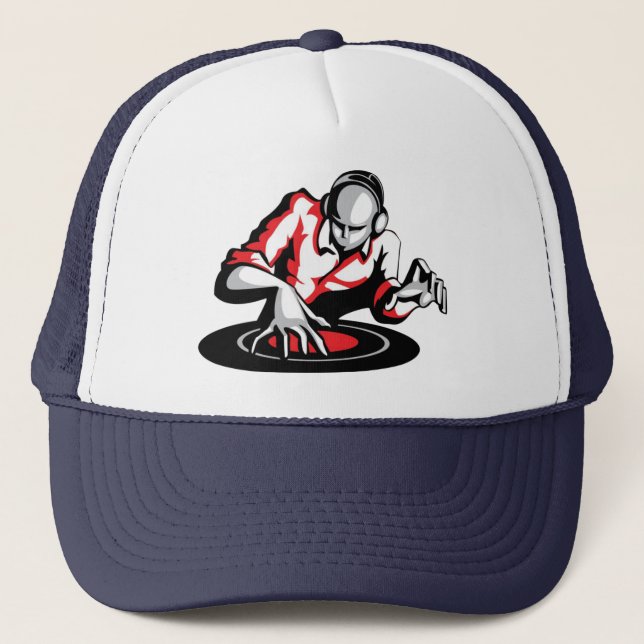 Casquette Lancez la fête DJ Trucker Hat (Devant)