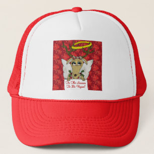 Casquette L'ange du renne C'est la saison d'être végan