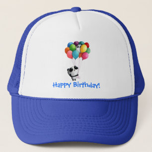 Casquette L'anniversaire monte en ballon l'ours panda