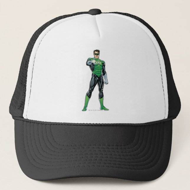 Casquette Lanterne verte - Comique, debout (Devant)