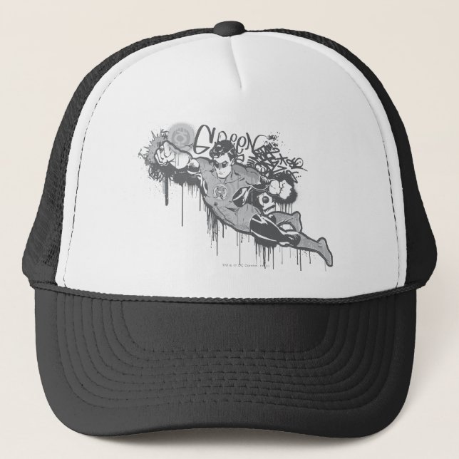 Casquette Lanterne verte - Innocence tordue BW (Devant)