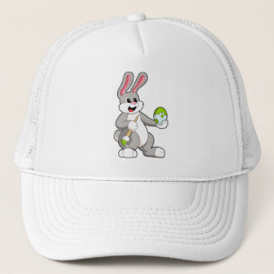 Casquette Lapin à la peinture avec l'oeuf