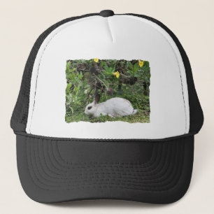 Casquette Lapin blanc et noir