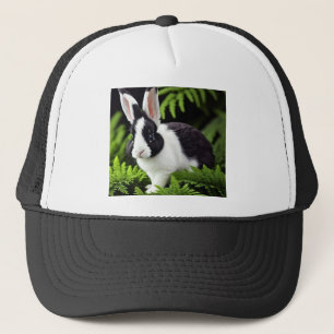 Casquette Lapin Bunnies Noir Et Blanc,