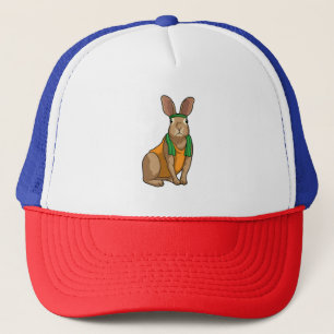 Casquette Lapin comme coureur avec serviette