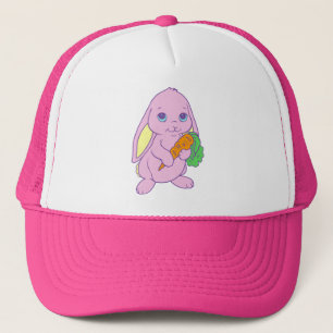 Casquette Lapin de dessin animé mignon kawaii Carotte