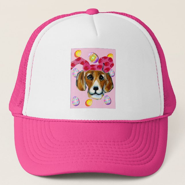 CASQUETTE LAPIN DE PÂQUES BEAGLE (Devant)