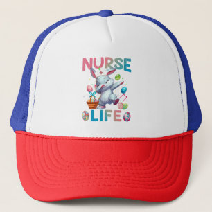Casquette Lapin de Pâques Dabbing Vie de Infirmière Mignonne