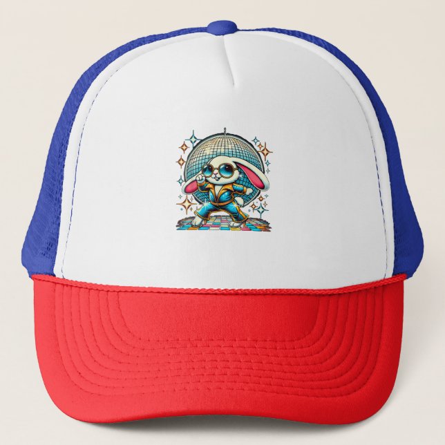 Casquette Lapin Disco Esthétique (Devant)