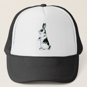 Casquette Lapin : Noir et Blanc