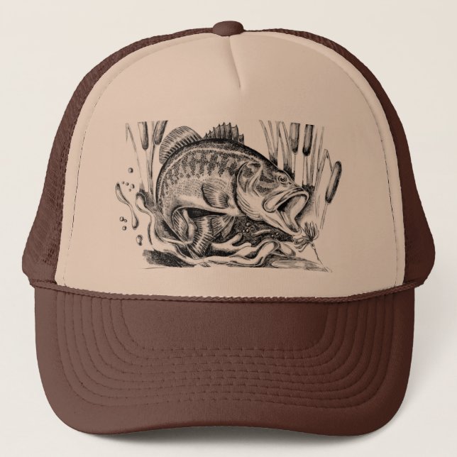 Casquette Largemouth Bass (Devant)