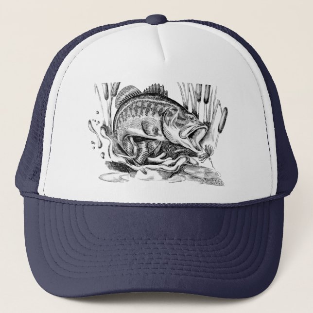 Casquette Largemouth bass (Devant)