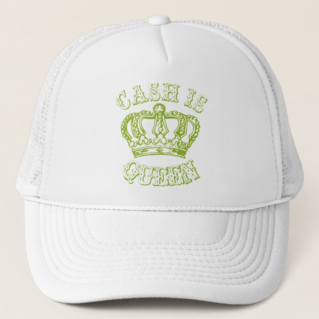 Casquette L'argent liquide est reine (Devant)