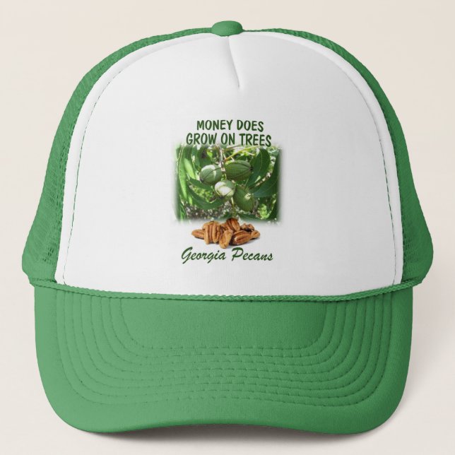Casquette L'argent se développe sur le chapeau d'arbres (Devant)