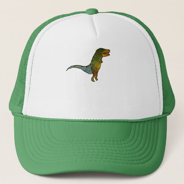 Casquette L'art du dinosaure T-Rex (Devant)