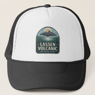 Casquette Lassen Volcanic National Park Badge Vintage