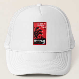 Casquette L'Attaque Japonaise De Kaiju Sur Le Mont Fidji