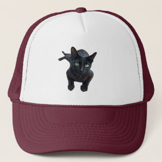 Casquette L'attrait fascinant du chat noir