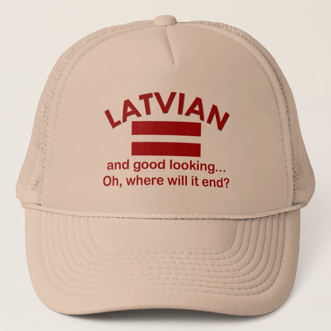 Casquette Latvian beau (Devant)