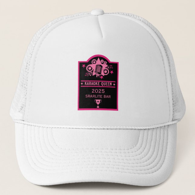Casquette Lauréat du karaoké (Devant)