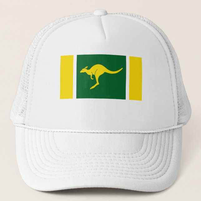Casquette L'Australien colore le kangourou (Devant)