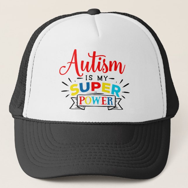 Casquette L'autisme est mon super pouvoir (Devant)