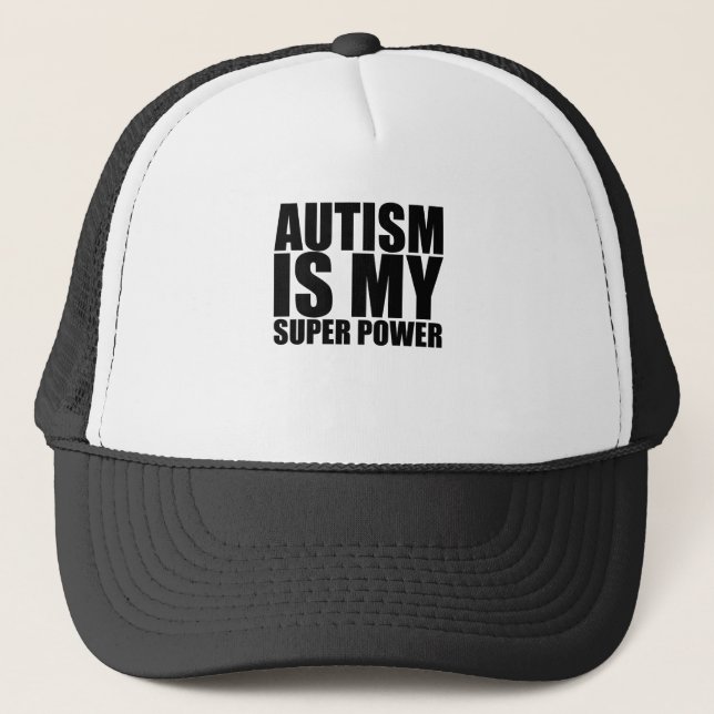 Casquette L'autisme est mon super pouvoir ! .png (Devant)