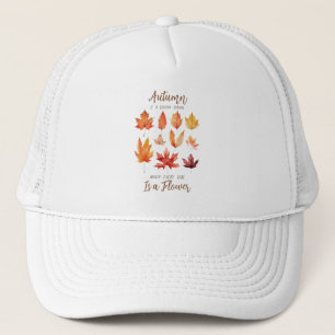 Casquette L'automne est le deuxième printemps - Feuilles d'a