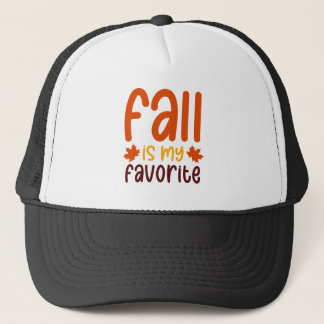 Casquette L'automne est ma saison préférée - Conception de c